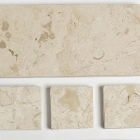 Biscotti Tumbled Marble Mosaic Sample